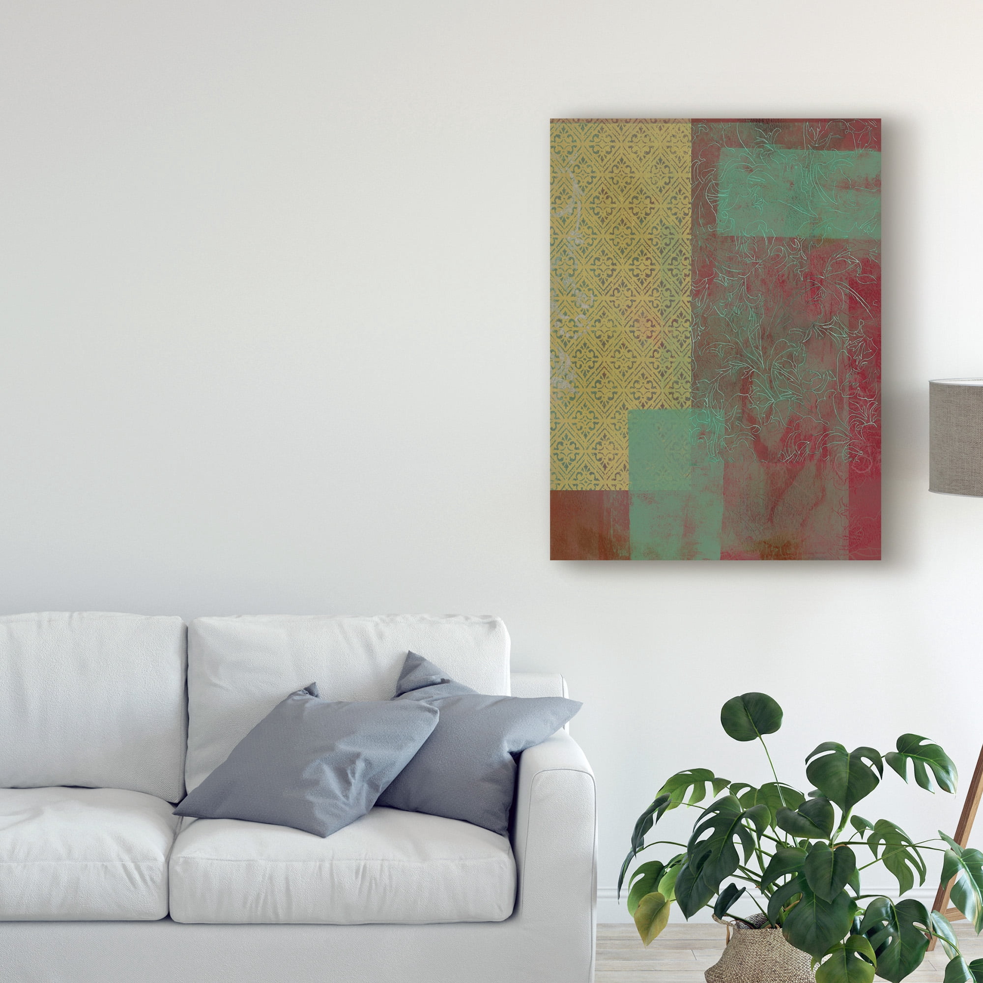 Trademark Fine Art 'Brocade Tapestry I' Canvas Art by Naomi McCavitt