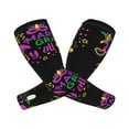 thumbnail image 2 of Fotbe Mardi Gras with Flamingo UV Sun Protection Arm Sleeves - Tattoo Cover Up - Basketball Arm Sleeve UPF 50 Cooling for Men Women, 2 of 8