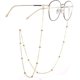 thumbnail image 1 of Cadena para gafas para mujer, juego de 4 piezas para hombres y mujeres, correas para gafas, gafas de sol, gafas de lectura, elegantes cuentas para soporte de gafas, 1 of 4