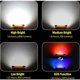 thumbnail image 3 of Foco LED recargable Luz de trabajo 80W 4000 lúmenes Foco portátil con pannea solar 4 modos Luz de trabajo súper brillante con batería de 11000mAh para acampar, bricolaje esquí esquí Gafas de esquí, 3 of 5