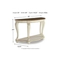 thumbnail image 4 of Signature Design by Ashley Casual Realyn Sofa Table  White/Brown, 4 of 9