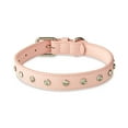 thumbnail image 5 of Vibrant Life Polyester Rhinestone Dog Collar, Medium, Pink, 5 of 10