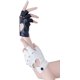 thumbnail image 3 of Danganronpa blanco y negro Monokuma Cosplay guantes de Halloween accesorios de disfraces, 3 of 7