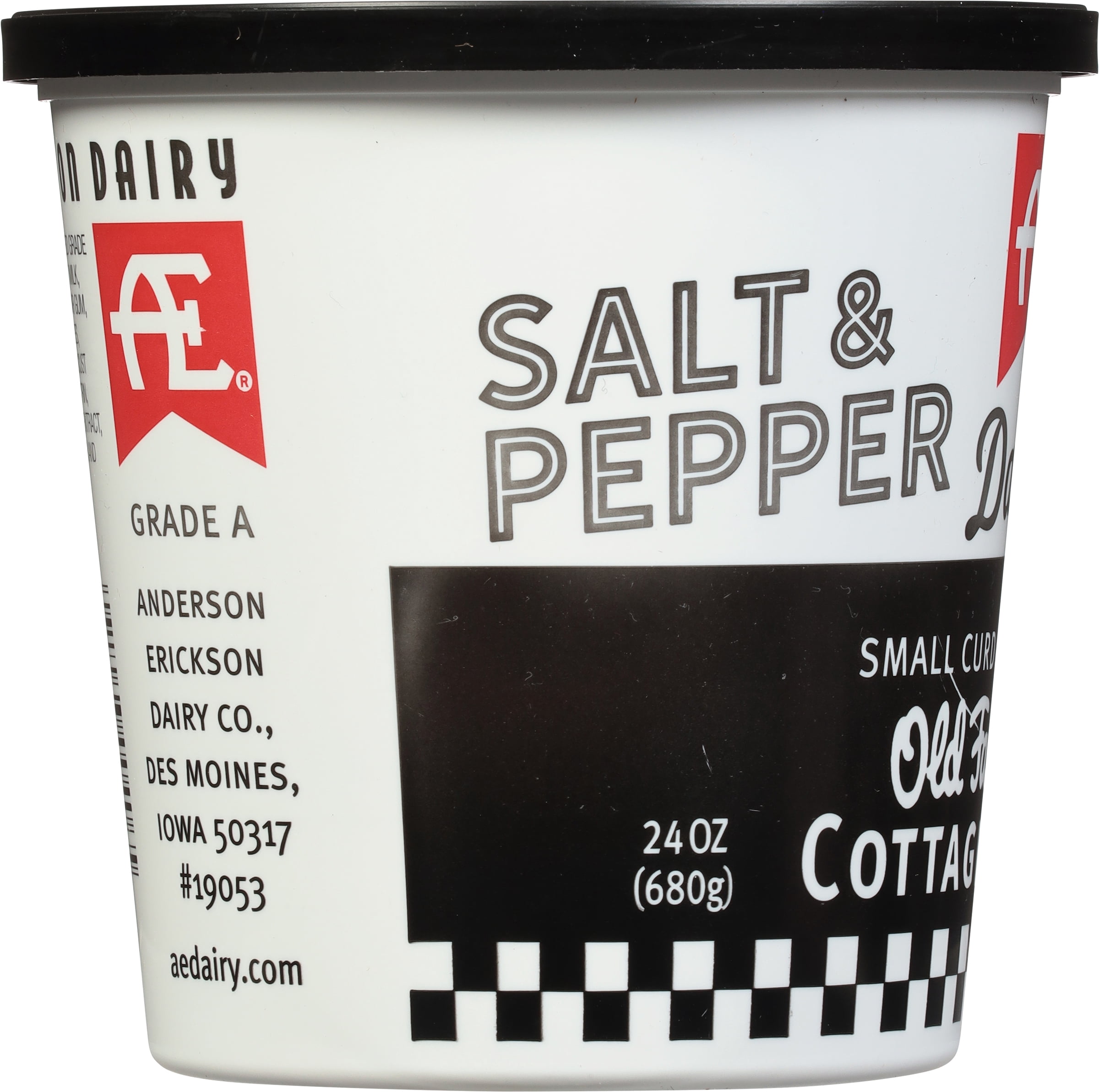 Anderson Erickson 4% Salt and Pepper Cottage Cheese, 24 oz.