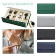 thumbnail image 2 of Leather Watch Case Organizer for Modern Style, 8 Slots, Removable Design - Multi-Color Options, 2 of 9
