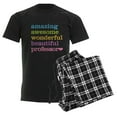 thumbnail image 6 of CafePress - Awesome Professor Men's Dark Pajamas - Men's Dark Loose Fit Cotton Pajama Set, 6 of 7