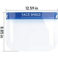 thumbnail image 2 of Safety Full Face Shield Clear Protector Work Medical Dental, Standard Size 10 pcs, 2 of 6