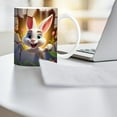 thumbnail image 4 of Comefolife Rabbit Mug - Funny Bunny Coffee Mug - Bunny Rabbit Mug Gifts For Girls Men Women - Easter Mug - Perfect Bunny Gifts - Cute Rabbit Tea Cup, 4 of 9