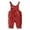 Red, variant on Shadoumai Stylish Girls Corduroy Overalls For Autumn And Everyday Wear With Adjustable Straps For A Fit And Denim
