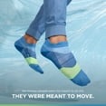 thumbnail image 3 of Feetures Elite Ultra Light Cushion Ankle Socks - Sport Sock with Targeted Compression - Bahama Blue, XL (1 Pair), 3 of 7
