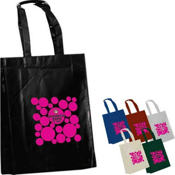 Superbagline QSB74 White Laminated Tote - Pack of 25