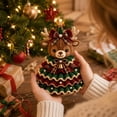 thumbnail image 4 of Crochet Animal Christmas Tree DIY Kit DIY Crochet Christmas Tree Kit Christmas DIY Crochet Kit for Beginners Handmade Holiday Craft Set,Deer, 4 of 7
