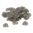 thumbnail image 3 of 50 Uds., Suministros para Manualidade Abalorios de Antigua para Joya Accesorios para Manualidade Accesorios para Colr Y Gloria Encantos del corazón del amor ahuecados, 3 of 9