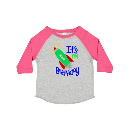 

Inktastic It s My Birthday Rocket Ship Gift Toddler Boy or Toddler Girl T-Shirt