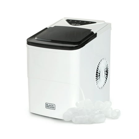 Black + Decker BIMH226W 26 lb Daily Production Bullet Ice - Portable Ice Maker