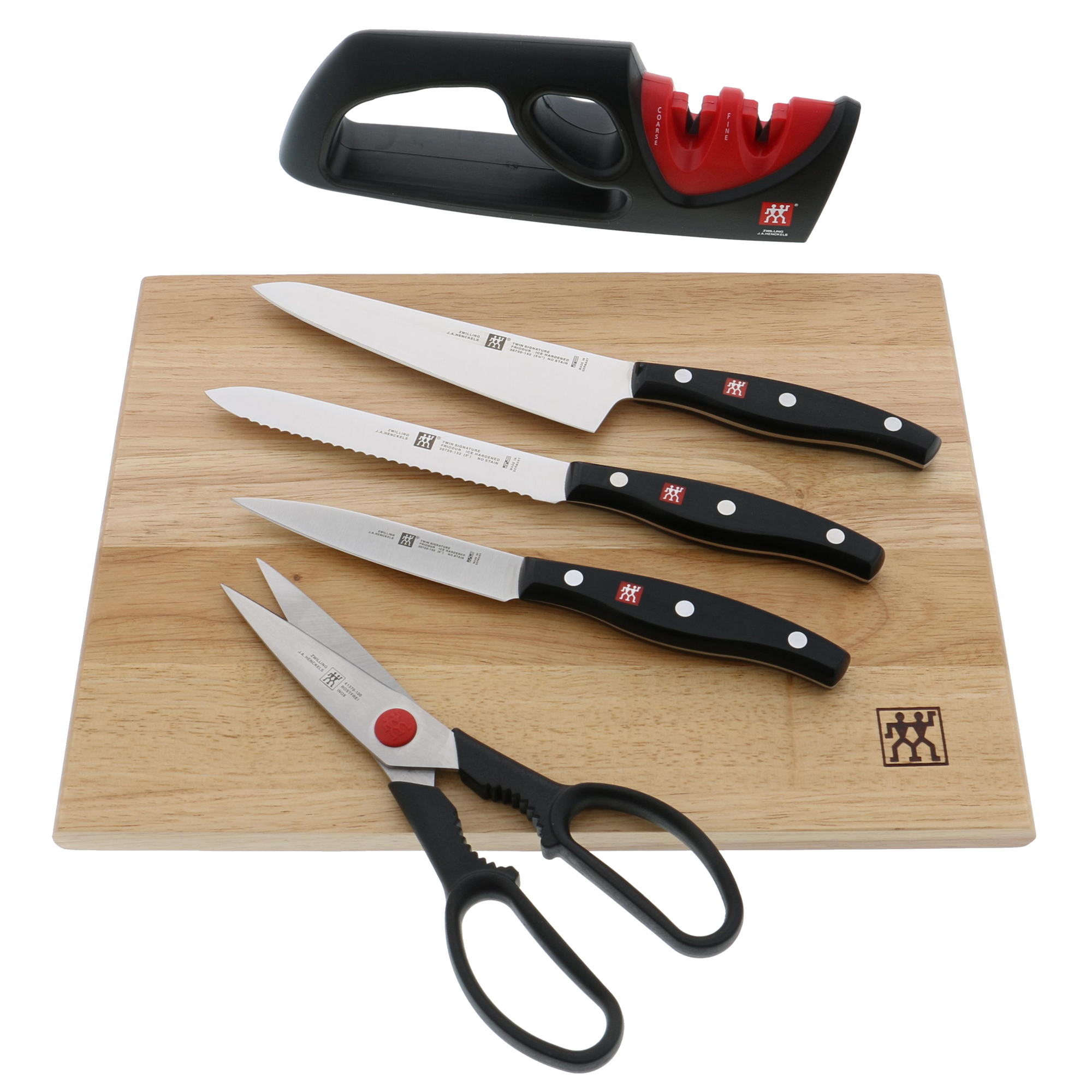 ZWILLING J.A. Henckels TWIN Signature 6pc Knife and Cutting Board Set