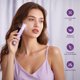 thumbnail image 3 of Sonic Dermaplaning Tool para mujeres, Recargable Dermaplane Razor Sonic Edge Tecnología para vello facial, exfoliante y pelusa de melocotón, 10 cuchillas de repuesto color morado, 3 of 7