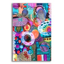 Epic Art 'Creation' by Hello Angel, Acrylic Glass Wall Art, 24"x36"