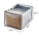 thumbnail image 1 of Organizador Gabinete de cajones de tela Divisor de armario para jeans (gris de 7 celdas) Sywqhk Libre de BPA, 1 of 8