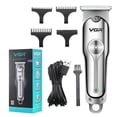 thumbnail image 2 of Hair Cutting Machine Chargeable Haircut T Liner Clipper Trimmer V-07 Metal 5W USB Silver Electric Clippers, 2 of 6