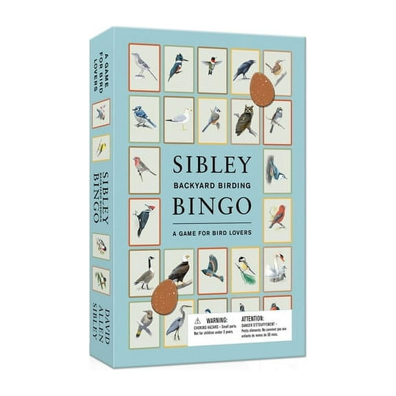 Sibley Birds: Sibley Backyard Birding Bingo : A Game for Bird Lovers: Board Games (Game)