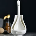 thumbnail image 6 of QUMONIN Ceramic Kitchen Utensil Set with Spoon Rest - White, 6 of 7