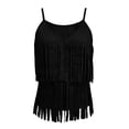 thumbnail image 5 of RUTAYY Women's Tank Tops Boho Fringe Tops Lightweight V-Neck Sleeveless Camisole Summer Casual Daily Wear Trendy Vacation Vest, 5 of 5