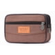thumbnail image 4 of Bolso de la cintura de la bolsa del teléfono de los hombres de múltiples capas Fanny Pack Monedero de lona (Café 1) Likrtyny multifunción de oficina, 4 of 6