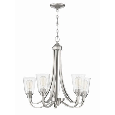 Five Light Chandelier 26 inches Wide By 27 inches High Bailey Street Home 139-Bel-3827665