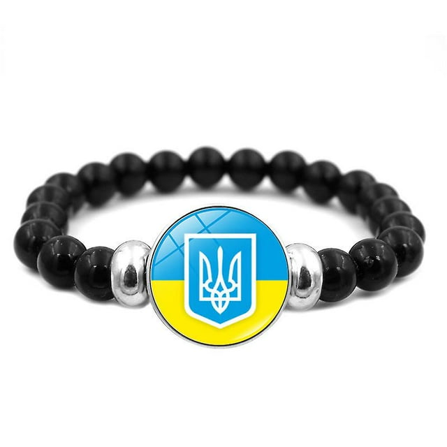 Bracelet Couleur Drapeau de l'Ukraine-Ukraine Plus de Styles