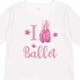 thumbnail image 4 of Inktastic I Love Ballet Girls Long Sleeve Toddler T-Shirt, 4 of 5