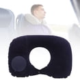 thumbnail image 1 of Almohada en forma de u, cojín inflable suave para reposacabeza para uso en viajes, 1 of 7