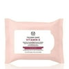 the body shop vitamin e gentle facial cleansing wipes, 25 wipes
