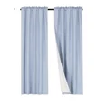 thumbnail image 2 of Gorgeous Home Linen Thermal Blackout Window Drapes, 84" L, 2-Pack (R64), 2 of 5