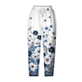 thumbnail image 5 of CFLVAEK Plus Size Capris for Women Casual Summer High Waisted Capri with Pockets Fashion Floral Graphic Pants Lightweight Wide Leg Pant Multicolor XXL, 5 of 6