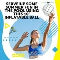thumbnail image 3 of Perfect Life Ideas Inflatable Volleyball Pool Net, 3 of 6