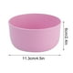 thumbnail image 5 of Plastic Cereal Bowl | Wheat Straw Fiber | Microwave & Dishwasher Safe | Lightweight Non-Breakable | 11x6cm | Large Reusable Eco-Friendly Soup Rice Salad Bowl | 1 Piece | Stackable Round Design, 5 of 5