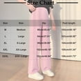 thumbnail image 4 of Frostluinai Women's Maternity Straight Wide Leg Pants Over The Belly Comfy Palazzo Lounge Pants Solid Stretch Pregnancy Trousers, 4 of 7