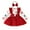 F810-Red, variant on FYDUU Baby Girl Christmas Clothes Girls Red Romper Dress Long Sleeve Velvet Bowknot Bodysuit Tutu Dress With Headband Xmas Outfits 6-12 Months
