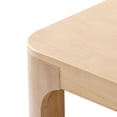 thumbnail image 3 of Plank+Beam Rectangular Side Table with Shelf, Slim Side Table for Living Room, Blonde, 3 of 8