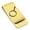 Gold, variant on Stainless Steel Iron Alchemy Symbol Classic Slim Money Clip Credit Card Holder