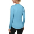 thumbnail image 1 of Roadbox Women's Long Sleeve UV Sun Shirts UPF 50+ Workout Swim Rash Guard Tops, 1 of 5