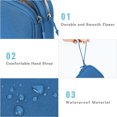 thumbnail image 7 of Toplive Cable Organizer Pouch, Electronic Organizer Travel Case Portable Waterproof Double Layers All-in-One Storage Bag for Cord, Charger, Phone, Earphone-Blue, 7 of 7