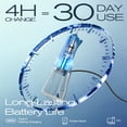 thumbnail image 5 of OasiSmile Water Picks for Teeth Cleaning, Dental Water Flosser 350ML Cordless Portable 4 Modes Rechargeable Oral Irrigator with 4 Jet Tips for Home Travel Office, Blue, 5 of 7
