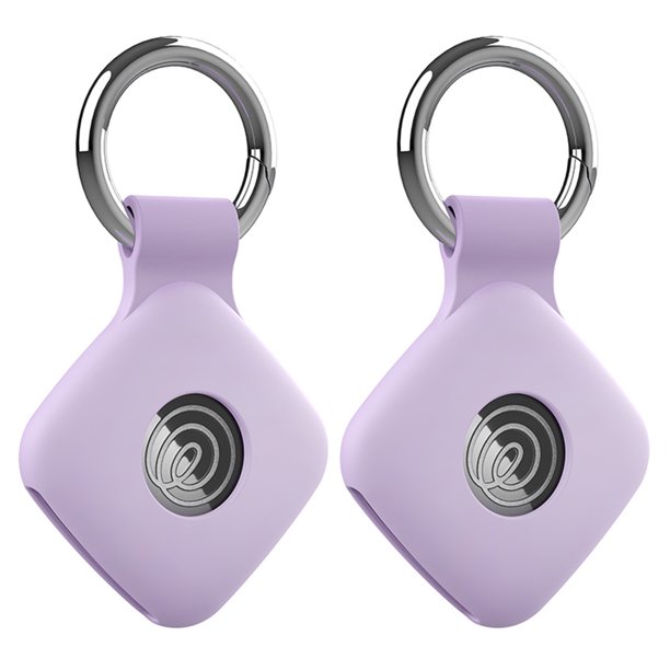 Caso Silicona 2 PC para Mate 2022/2024 Case Rastreador Con KeyChain () Purple