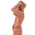 thumbnail image 3 of Ma Croix Women's Premium Lightweight Comfortable Basic French Terry Zip Up Hoodie Outwear, 3 of 8