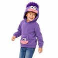 thumbnail image 3 of Grblisyd Kids Big Mouth Monster Hoodies Boys Girls Flannel Long Sleeve Halloween Hooded Sweatshirt Cute Fashion Pullover Top, 3 of 5