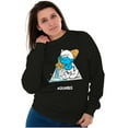 thumbnail image 4 of The Smurfs Aquarius Zodiac Sign Sweatshirt for Men or Women Brisco Brands S, 4 of 6