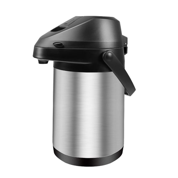 Airpot Coffee Dispenser with Pump,Insulated Stainless Steel Coffee Dispenser Vacuum Thermal Jug,Large Coffee Thermos Dispenser for Coffee,Hot Chocolate, Iced Tea