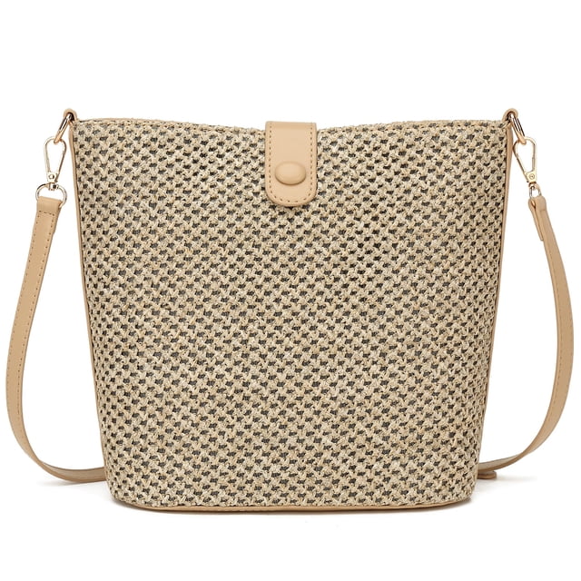 Bolso bandolera de paja ALARION para mujer - Vacaciones de verano en la playa